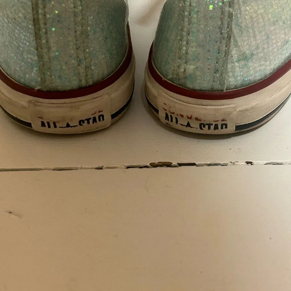 Converse Kids High-Top Sneakers - Sparkling Aqua Sz 1 - Picture 4 of 4
